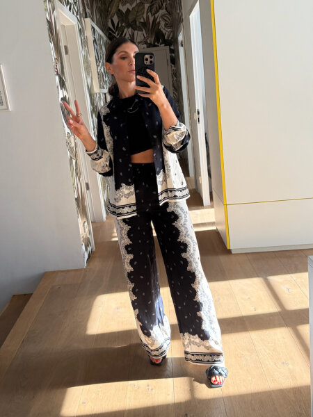 Hochwertige Hose &quot;gldTRANO&quot; aus Viskose