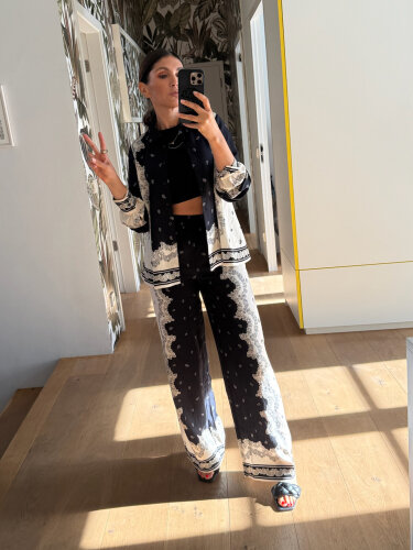 Hochwertige Hose &quot;gldTRANO&quot; aus Viskose