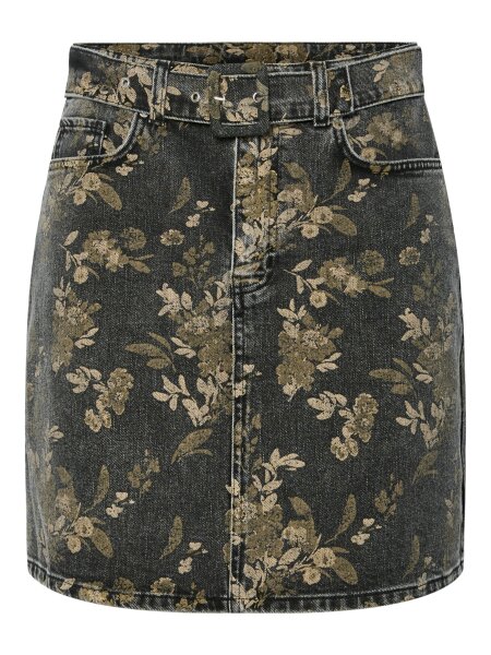 Kurzer Jeansrock &quot;gldTAUPERA&quot; mit Blumenprint