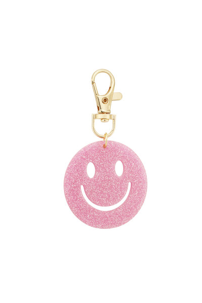 Schl&uuml;sselanh&auml;nger &quot;gldANNALENA&quot; in glitzerrosa
