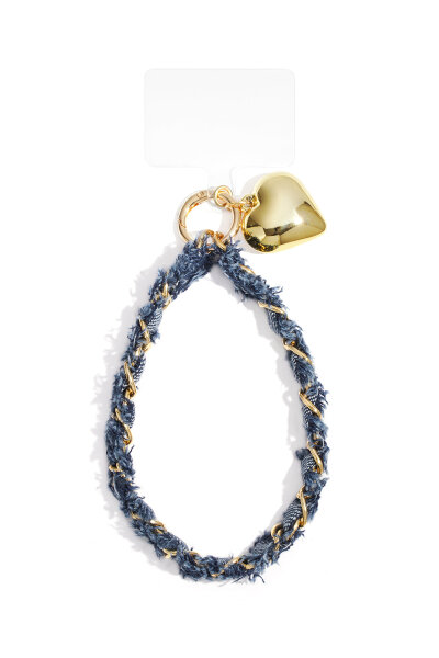 Handyanh&auml;nger &quot;gldWENDY&quot; in blau mit gold