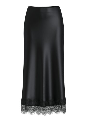 Langer Rock &quot;gldELLETTE&quot; in schwarz