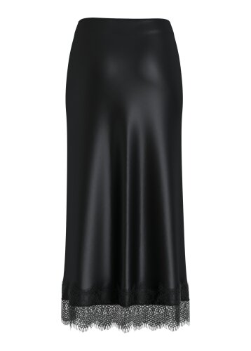 Langer Rock &quot;gldELLETTE&quot; in schwarz