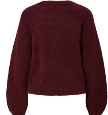 Strickpullover &quot;gldJOHI&quot; aus Wolle in rot