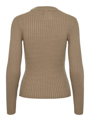 Lang&auml;rmliges geripptes Top &quot;gldCRISTA&quot; in Fossil
