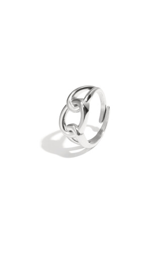Knotenring &quot;gldLINDA&quot; in silber