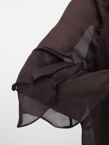 Kurzes Kleid &quot;gldLOLA&quot; in schokoladenbraun