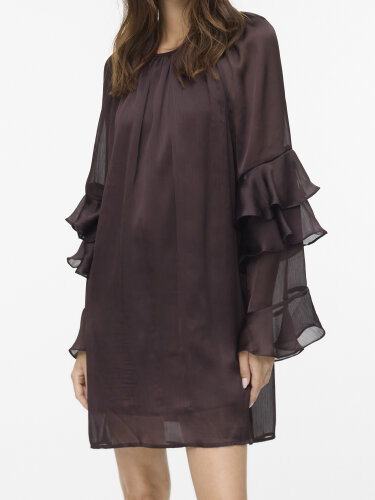 Kurzes Kleid &quot;gldLOLA&quot; in schokoladenbraun