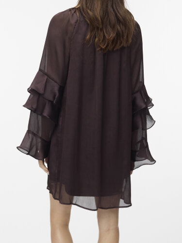 Kurzes Kleid &quot;gldLOLA&quot; in schokoladenbraun