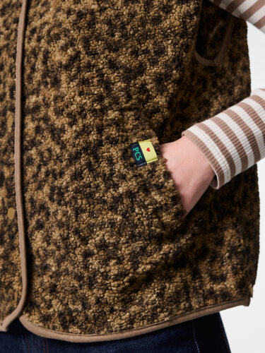 Teddy-Weste "gldKATTY" in leo