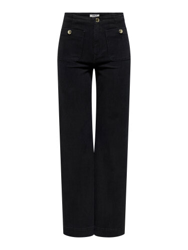 Wide Fit Jeans &quot;gldMADELINE&quot; in schwarz