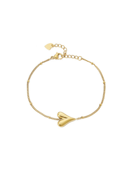 S&uuml;&szlig;es Herzchen-Armband &quot;gldNINI&quot; in gold