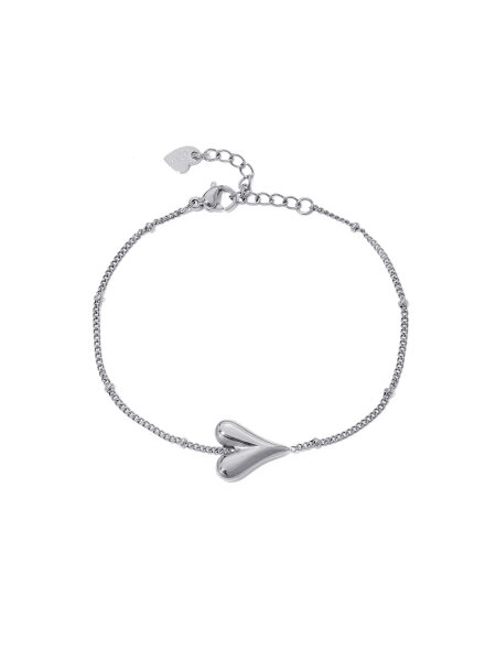 S&uuml;&szlig;es Herzchen-Armband &quot;gldNINI&quot; in silber