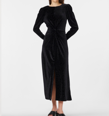 Midikleid &quot;gldHELLA&quot; mit Strasssteinen