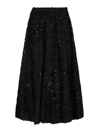 Midi-Paillettenrock &quot;gldSERALA&quot; in schwarz