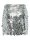 Mini-Paillettenrock &quot;gldMALOU&quot; in silber