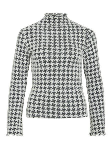 Langarmshirt &quot;gldENSA&quot; mit Hahnentrittmuster