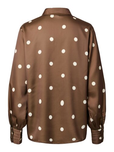 Bluse "gldPELLA" mit hellen Punkten