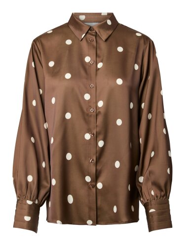 Bluse "gldPELLA" mit hellen Punkten