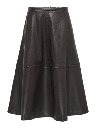 Langer Rock &quot;gldGULV&quot; aus veganem Leder