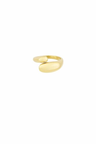 Verstellbarer Ring &quot;gldTAMINA&quot; in gold