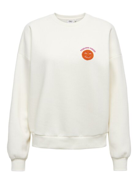 Sweatshirt "gldDAZE" in Cloud Dancer