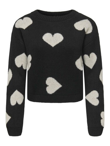 Pullover "gldSMILE" in Black