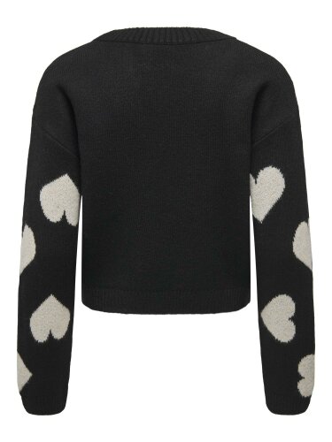 Pullover "gldSMILE" in Black