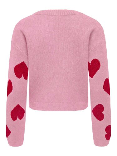 Pullover "gldSMILE" in Wild Rose