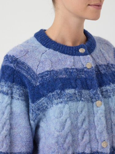 Strickjacke "gldMEGANO" in blau