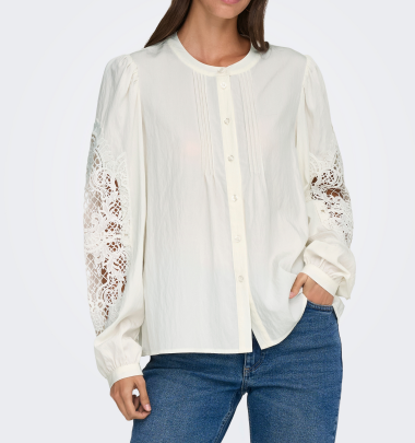 Bluse "gldCORA" in wei&szlig;