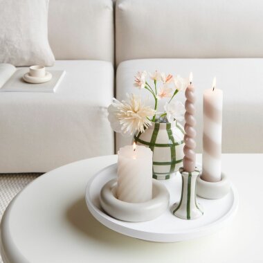 Porzellan Kerzenhalter "gldINJA"