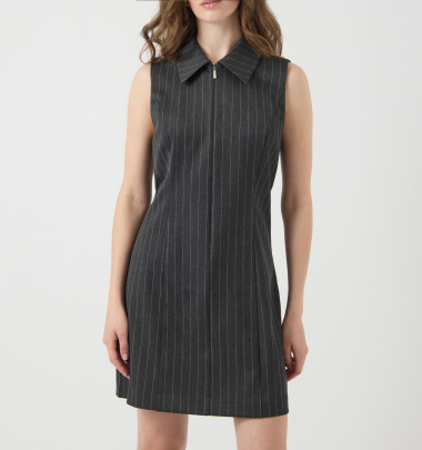 Gestreiftes Minikleid "gldNAOMI" in grau