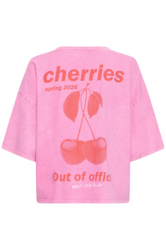 T-Shirt "gldNICA" mit s&uuml;&szlig;em Kirschprint auf der R&uuml;ckseite