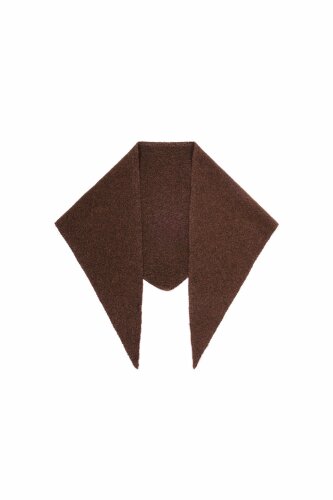 Dreieckstuch "gldDAISY" in coffee