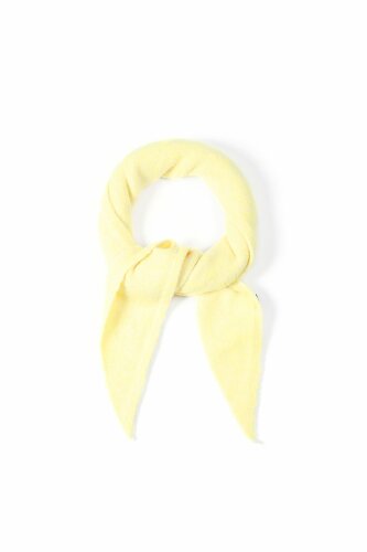 Dreieckstuch "gldDAISY" in butter yellow