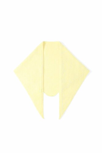 Dreieckstuch "gldDAISY" in butter yellow