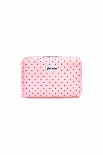 Makeup-Bag "gldLOLA" mit Sternchen in rosa/rot