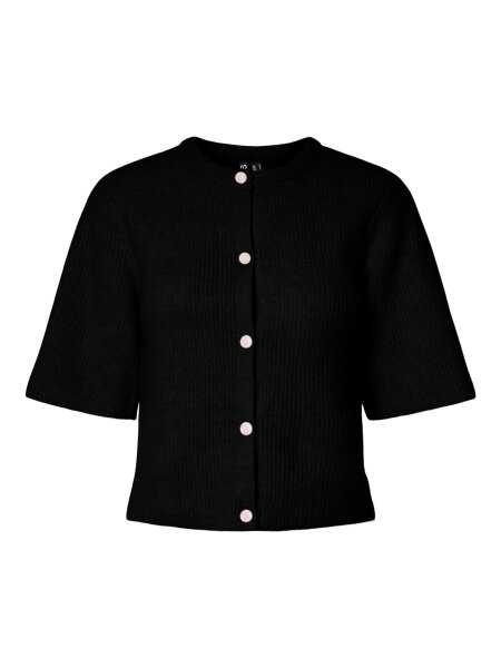 Kurzer Cardigan "gldSILLY" in schwarz
