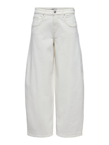 Barrel Fit Jeans "gldTAMY" in cremewei&szlig;