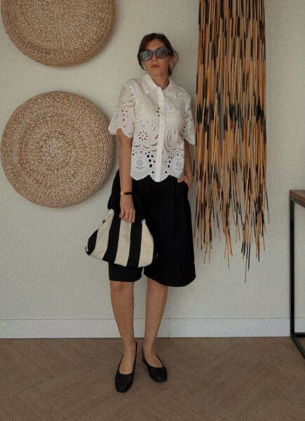 Bluse "gldELENA" in White