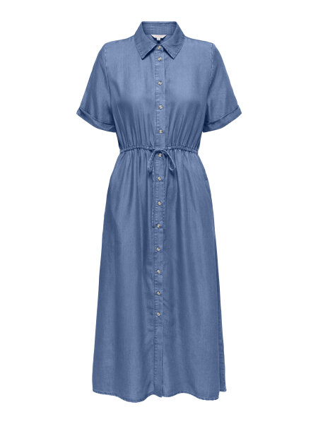 Mididress "gldCHARIS LIFE" in medium blue denim
