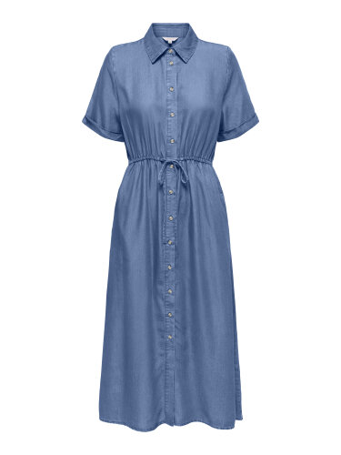 Mididress "gldCHARIS LIFE" in medium blue denim