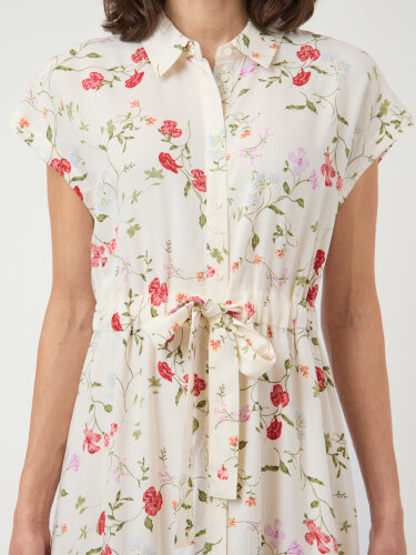 Midikleid "gldASINA" mit Bl&uuml;mchenprint aus Viscose