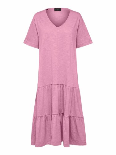 Midi-Kleid "gldREED" mit kurzen Ärmeln